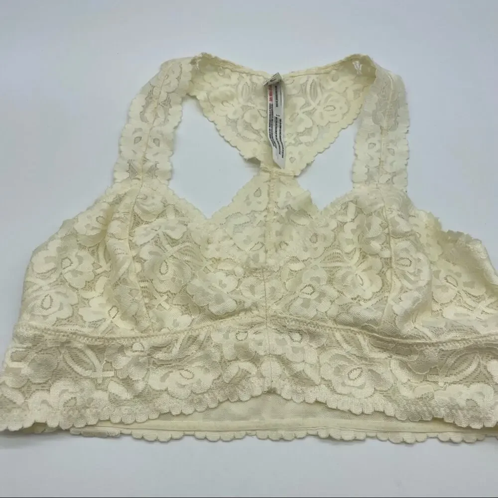 Free‎ People Ivory Colored Bralette